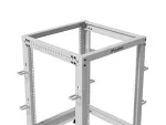 OPEN RACK 19" 15U 600X600-1100 REGULOWANY SZARY LANBERG