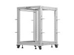 OPEN RACK 19" 15U 600X600-1100 REGULOWANY SZARY LANBERG