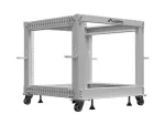 OPEN RACK 19" 9U 600X600-1100 REGULOWANY SZARY LANBERG