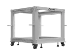 OPEN RACK 19" 9U 600X600-1100 REGULOWANY SZARY LANBERG