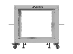 OPEN RACK 19" 9U 600X600-1100 REGULOWANY SZARY LANBERG