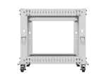 OPEN RACK 19" 9U 600X600-1100 REGULOWANY SZARY LANBERG