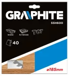 Tarcza do pilarki, widiowa, 185 x 30 mm, 40 zębów