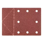 Papier ścierny 115 x 160 mm, otwory, perforacja do odrywania, rzep. K80, 3 szt.