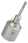 Otwornica widiowa 65 mm z adapterem SDS+ oraz wiertłem pilotującym