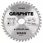 Tarcza do pilarki, widiowa, 210 x 30 mm, 40 zębów