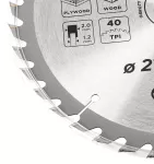 Tarcza do pilarki, widiowa, 210 x 30 mm, 40 zębów