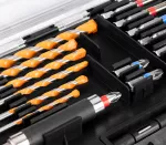 Zestaw wierteł i bitów, 20 szt.