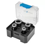Otwornice diamentowe (18, 22, 27, 35 mm), zestaw 4 szt.