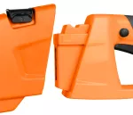 Urządzenie ogrodowe 2w1 z wysięgnikiem: pilarka łańcuchowa 750W 250mm+nożyce do żywopłotu 550W 460mm