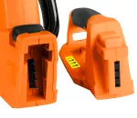 Urządzenie ogrodowe 2w1 z wysięgnikiem: pilarka łańcuchowa 750W 250mm+nożyce do żywopłotu 550W 460mm