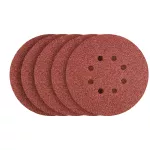 Krążki ścierne rzep 150 mm, P120, 5 szt., z 8 otworami