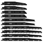 Brzeszczoty do piły szablastej, HCS/BIM, zestaw 10 szt.