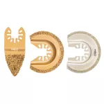 Zestaw brzeszczotów do ceramiki, 3 szt.