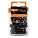 Bity udarowe PH2 x 25 mm, 20 szt.