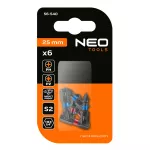 Bity udarowe PH1/2/3, PZ1/2/3 x 25 mm, 6 szt.