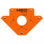 Spawalniczy kątownik magnetyczny 122 x 190 x 25 mm, udźwig 34.0 kg