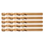 Wiertła do metalu HSS-Co 8.0 mm, 5 szt.