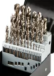 Wiertła do metalu HSS-Co 1.0-13.0 mm, zestaw 25 szt.