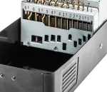 Wiertła do metalu HSS-TiN 1.0-13.0 mm, zestaw 25 szt.