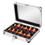 Frezy widiowe, trzpień 8 mm, zestaw 12 szt.