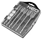 Wiertła do drewna łopatkowe, 10,12,16,18,20,25mm, zestaw 6 szt.