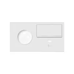 SIMON 100 W100-10020261X-230 Panel 2-krotny: 1 gniazdo + 1 ściemniacz + 1 ładowarka USB C (prawa strona); biały mat