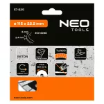 Tarcza diamentowa 115 x 22.2 mm, turbo