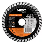 Tarcza diamentowa 125 x 22.2 mm, turbo wave