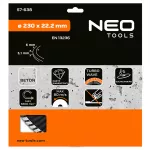 Tarcza diamentowa 230 x 22.2 mm, turbo wave