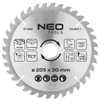 Tarcza do pilarki, widiowa, 205 x 30 mm, 36 zębów