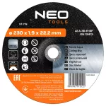 Tarcza tnąca do metalu 230 x 1.9 x 22.2 mm, 41 A 36-R-BF