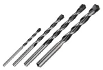 Wiertła do betonu 4-10 mm, zestaw 4 szt., końcówka motylkowa