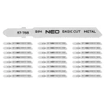 Brzeszczoty do wyrzynarki, 21TPI, BIM, uchwyt typu T, kpl. 25 szt.