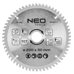 Tarcza do pilarki, widiowa, 200 x 30 mm, 60 zębów, do aluminium