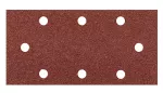 Papiery ścierne na rzep 93 x 185 mm, P60, 5 szt., z 8 otworami