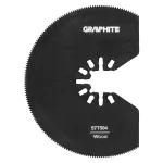 Tarcza do urządzenia wielofunkcyjnego, półokrągła, 21 TPI, HSS, 80 mm