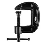 Ścisk stolarski (śrubowy), typ C (G), 25 mm (1"), żeliwny, waga 115g