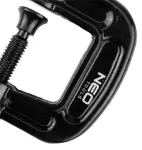 Ścisk stolarski (śrubowy), typ C (G), 25 mm (1"), żeliwny, waga 115g