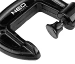 Ścisk stolarski (śrubowy), typ C (G), 25 mm (1"), żeliwny, waga 115g