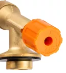 Palnik gazowy z mosiężnym pierścieniem do regulacji płomienia