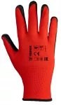 Rękawice robocze, poliester pokryty lateksem (smooth), kat.1, rozmiar 10