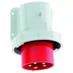 Wtyczka maszynowa CEE 32A 5p 6h 400V IP67, niklowane kontakty, zaciski śrubowe