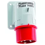 Wtyczka maszynowa CEE 16A 5p 6h 400V IP67, niklowane kontakty, zaciski śrubowe