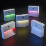 LUMINA POP RGBW+DIM PIR 500mah USB-C biała 78x80x22 2-PACK