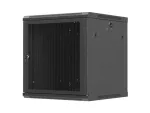 SZAFA INSTALACYJNA RACK WISZĄCA 19" 12U 600X600 CZARNA DRZWI PERFOROWANE LANBERG (FLAT PACK)