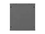 SZAFA INSTALACYJNA RACK WISZĄCA 19" 12U 600X600 CZARNA DRZWI PERFOROWANE LANBERG (FLAT PACK)