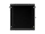 SZAFA INSTALACYJNA RACK WISZĄCA 19" 12U 600X600 CZARNA DRZWI PERFOROWANE LANBERG (FLAT PACK)