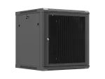SZAFA INSTALACYJNA RACK WISZĄCA 19" 12U 600X600 CZARNA DRZWI PERFOROWANE LANBERG (FLAT PACK)