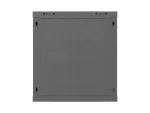 SZAFA INSTALACYJNA RACK WISZĄCA 19" 12U 600X600 CZARNA DRZWI PERFOROWANE LANBERG (FLAT PACK)